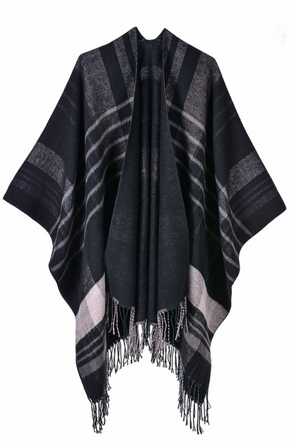 Casual Street Patchwork Tassel Outerwear