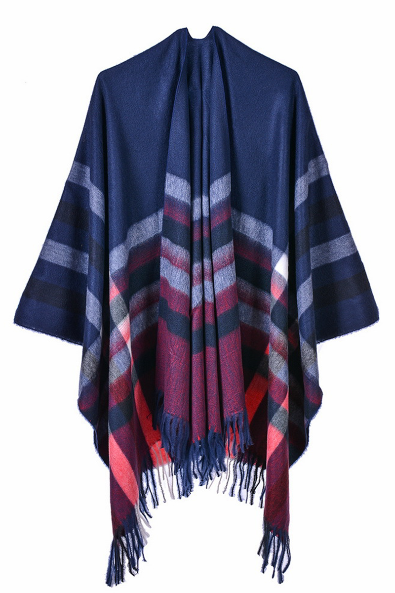 Casual Street Patchwork Tassel Outerwear