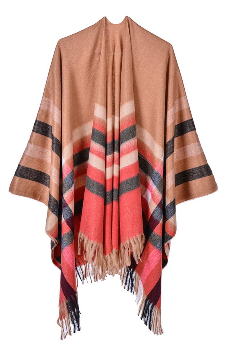 Casual Street Patchwork Tassel Outerwear