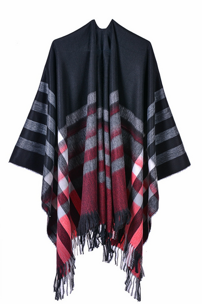 Casual Street Patchwork Tassel Outerwear