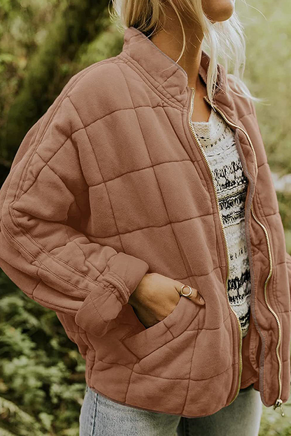 Casual Solid Pocket Zipper Mandarin Collar Outerwear(11 Colors)