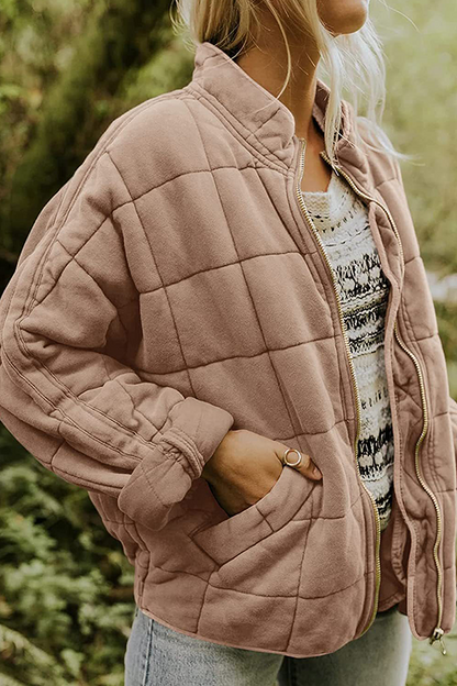 Casual Solid Pocket Zipper Mandarin Collar Outerwear(11 Colors)