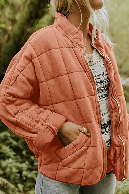 Casual Solid Pocket Zipper Mandarin Collar Outerwear(11 Colors)