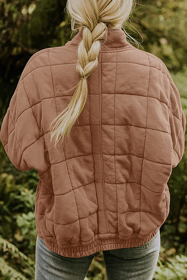 Casual Solid Pocket Zipper Mandarin Collar Outerwear(11 Colors)