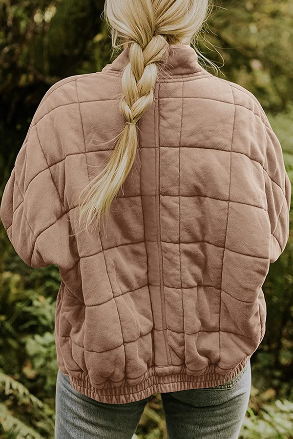 Casual Solid Pocket Zipper Mandarin Collar Outerwear(11 Colors)