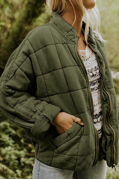 Casual Solid Pocket Zipper Mandarin Collar Outerwear(11 Colors)