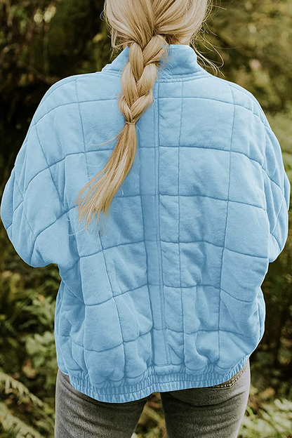 Casual Solid Pocket Zipper Mandarin Collar Outerwear(11 Colors)