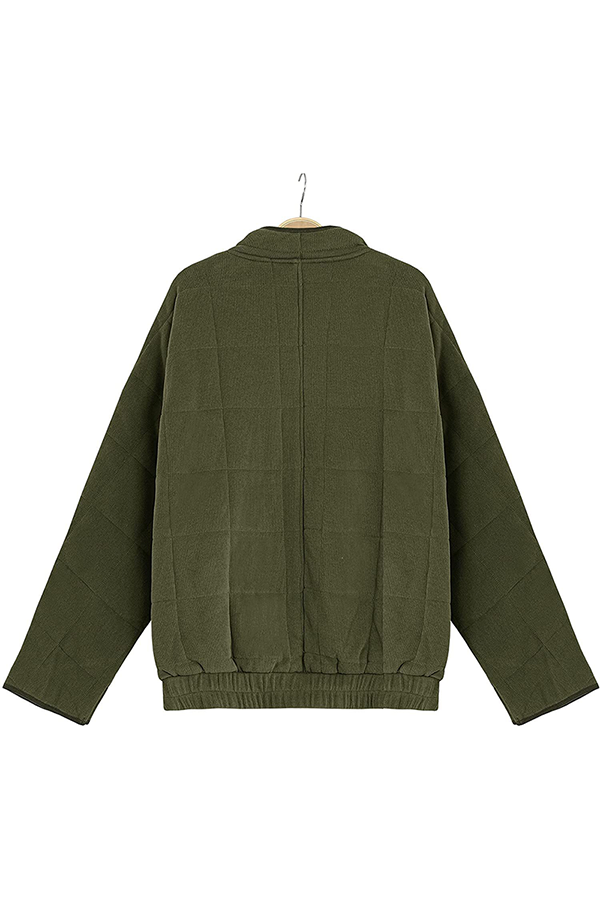 Casual Solid Pocket Zipper Mandarin Collar Outerwear(11 Colors)