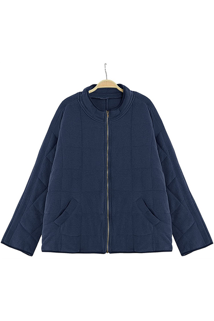 Casual Solid Pocket Zipper Mandarin Collar Outerwear(11 Colors)