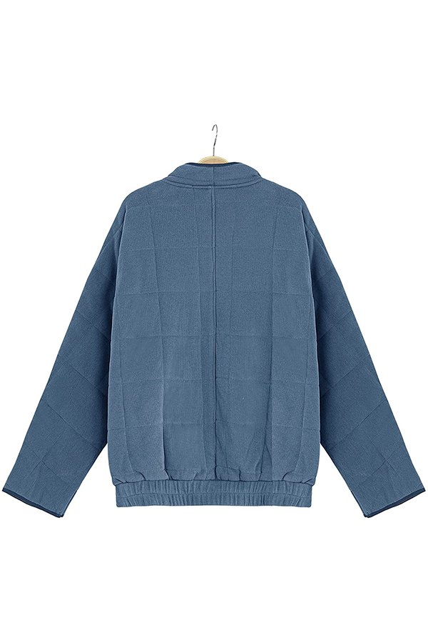 Casual Solid Pocket Zipper Mandarin Collar Outerwear(11 Colors)