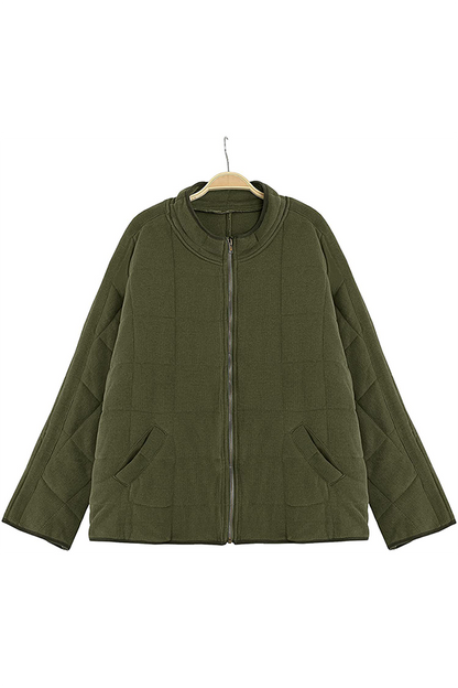 Casual Solid Pocket Zipper Mandarin Collar Outerwear(11 Colors)