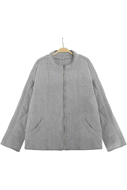 Casual Solid Pocket Zipper Mandarin Collar Outerwear(11 Colors)