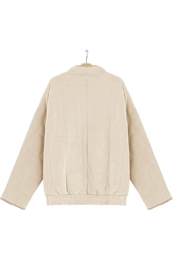 Casual Solid Pocket Zipper Mandarin Collar Outerwear(11 Colors)