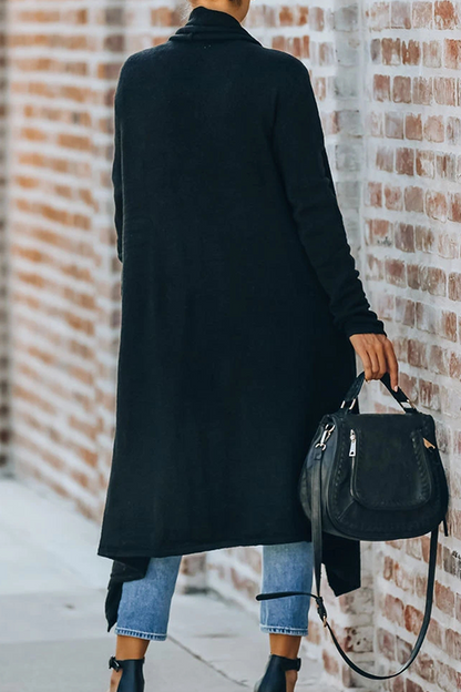 Casual Solid Pocket Turndown Collar Outerwear(6 Colors)