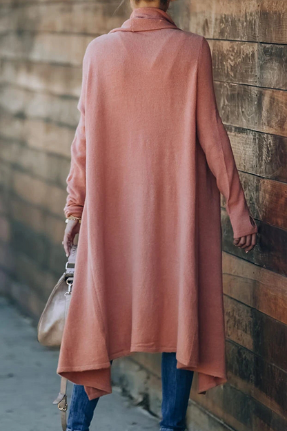 Casual Solid Pocket Turndown Collar Outerwear(6 Colors)