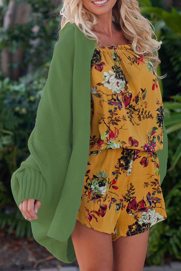 Casual Solid Patchwork Basic Outerwear Sweater