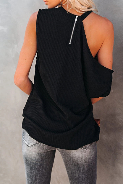 Fashion Casual Solid Patchwork O Neck T-Shirts