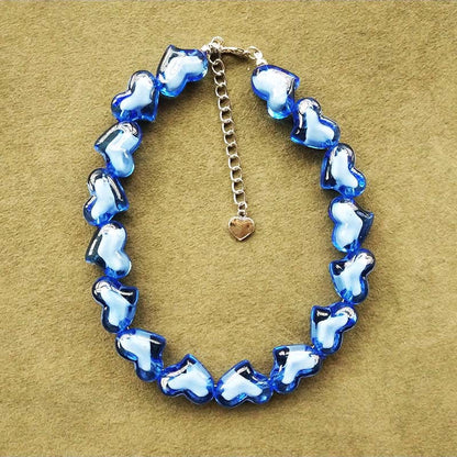 Beaded multicolor acrylic bracelet