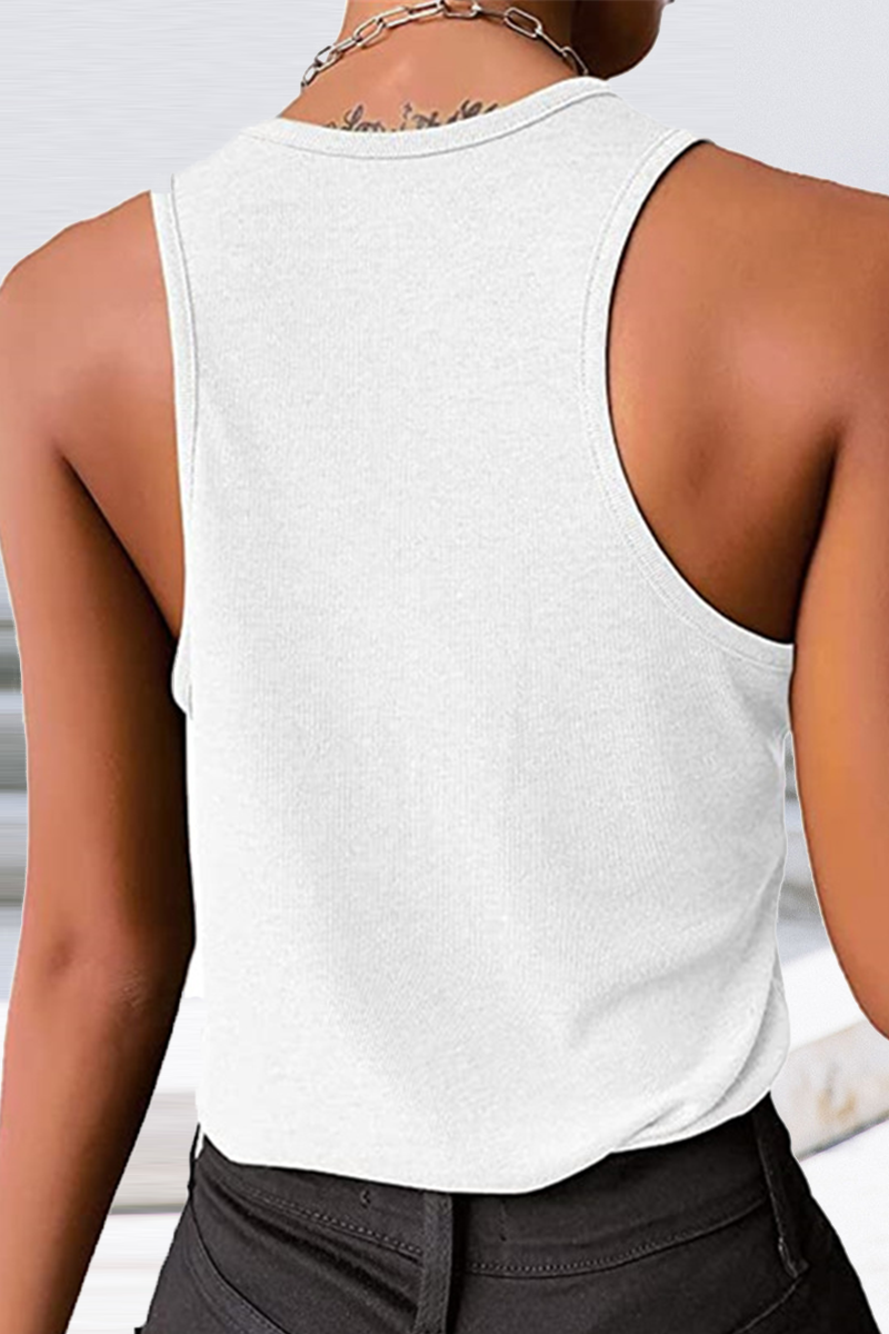 Casual Solid Patchwork U Neck Tops(8 Colors)