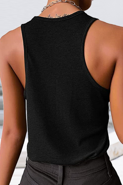 Casual Solid Patchwork U Neck Tops(8 Colors)