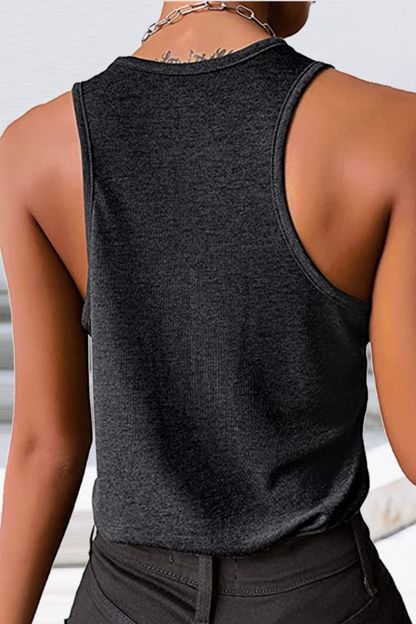 Casual Solid Patchwork U Neck Tops(8 Colors)