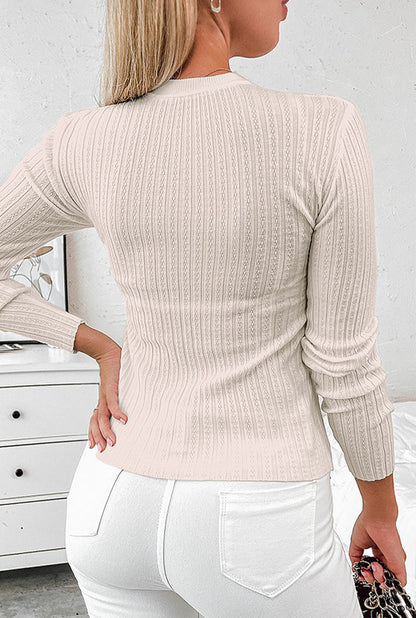 Elegant College Solid V Neck Tops(5 Colors)