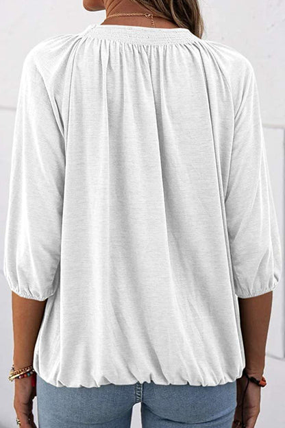 Casual Solid Solid Color O Neck Tops