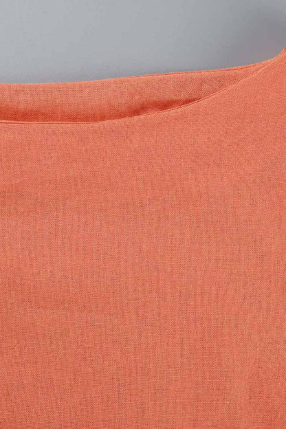 Fashion Vintage Solid Split Joint O Neck Long Sleeve Two Pieces（4 colors）