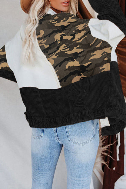 Casual Tassel Buckle Turndown Collar Outerwear