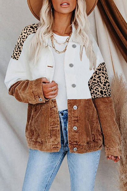 Casual Tassel Buckle Turndown Collar Outerwear