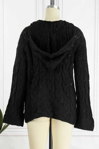 Fashion Street Solid Patchwork Hooded Collar Sweaters(16 Colors)