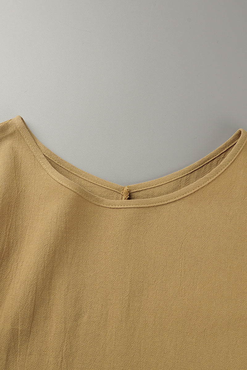 Casual Simplicity O Neck Dresses(3 Colors)