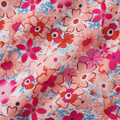 Sweet Elegant Print Printing Off the Shoulder Tops(8 Colors)