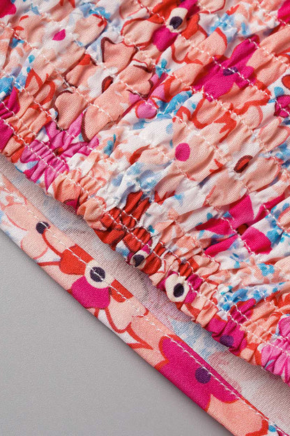 Sweet Elegant Print Printing Off the Shoulder Tops(8 Colors)