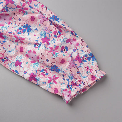 Sweet Elegant Print Printing Off the Shoulder Tops(8 Colors)