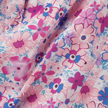 Sweet Elegant Print Printing Off the Shoulder Tops(8 Colors)