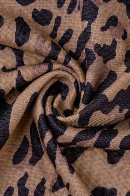 Casual Leopard Patchwork Loose Pencil Full Print Bottoms(4 Colors)