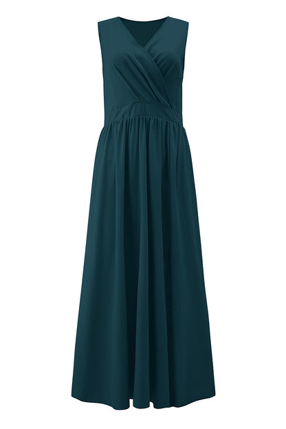 Sexy Simplicity Solid Slit V Neck Princess Dresses(6 Colors)