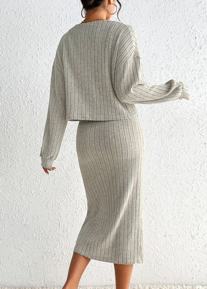 Chic Knit Two-Piece Set