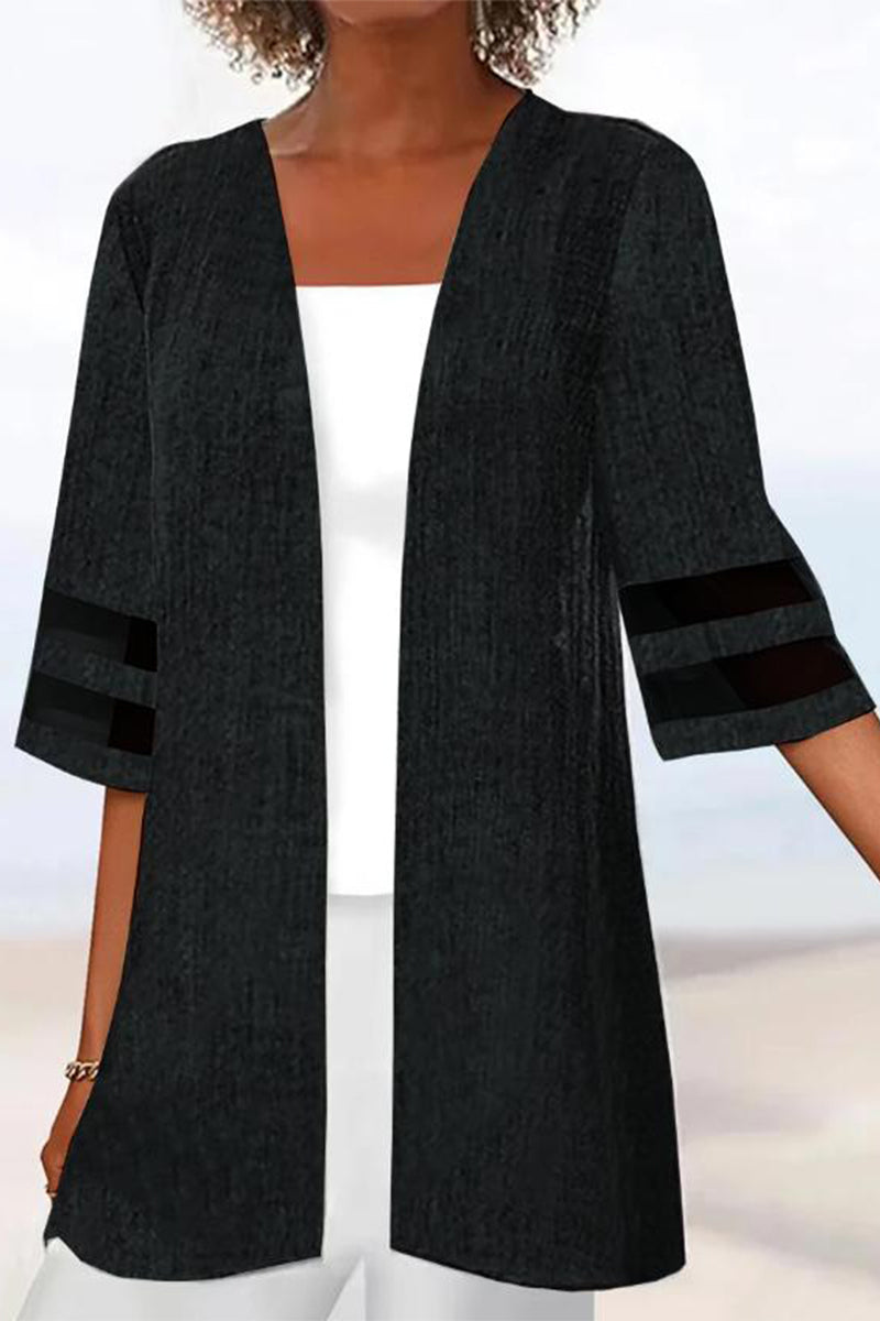 Casual Solid Outerwear(6 Colors)