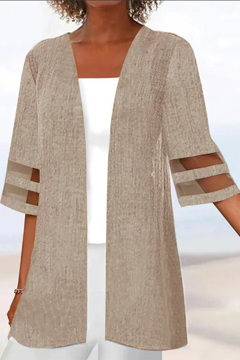 Casual Solid Outerwear(6 Colors)