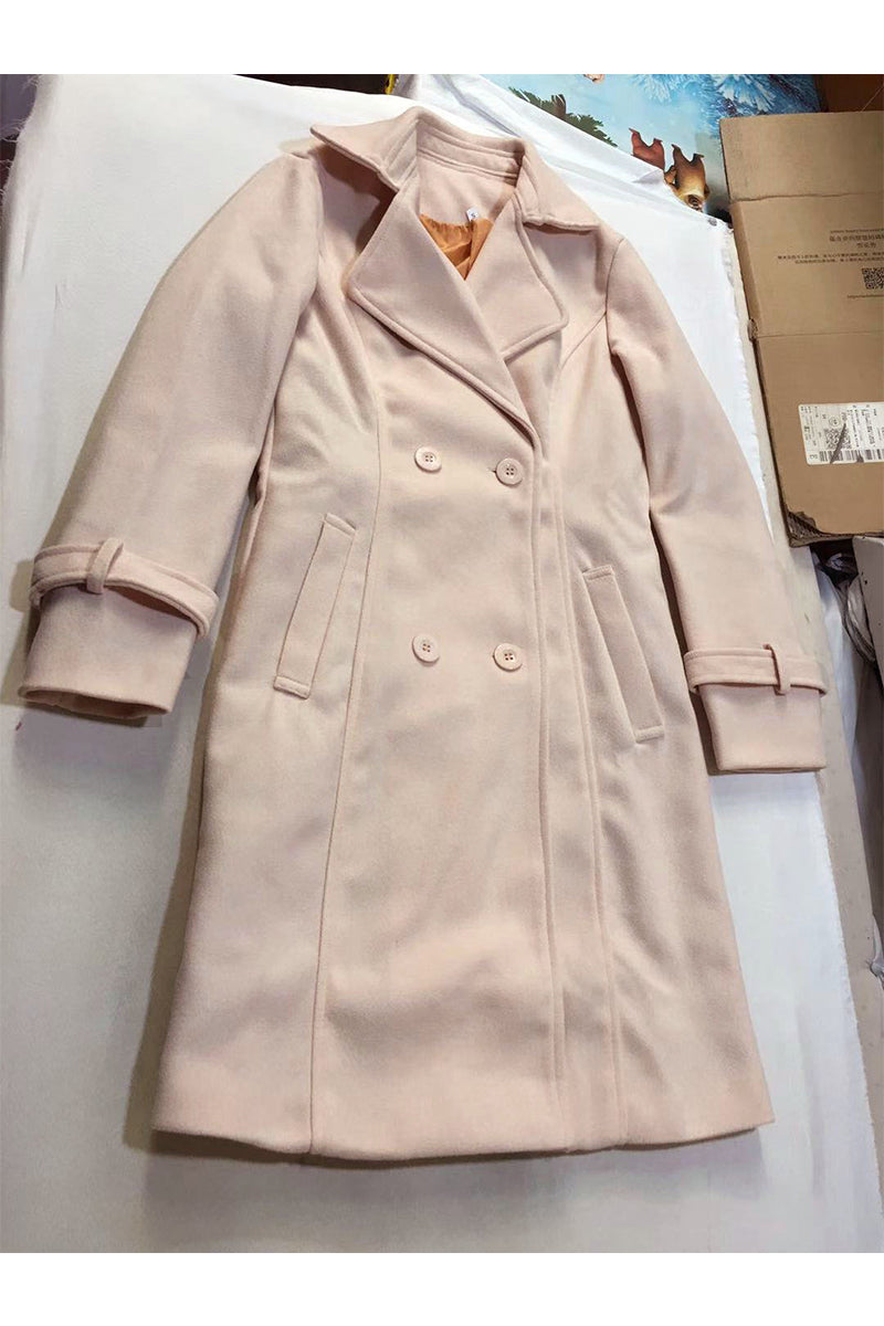 Casual Elegant Solid Patchwork Buckle Turndown Collar Outerwear(5 Colors)