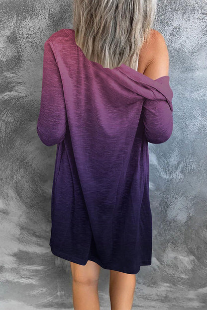 Street Print Patchwork Cardigan Collar Outerwear(8 Colors)