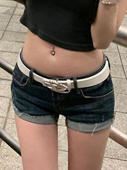 Blue American Vintage High Street Denim Shorts