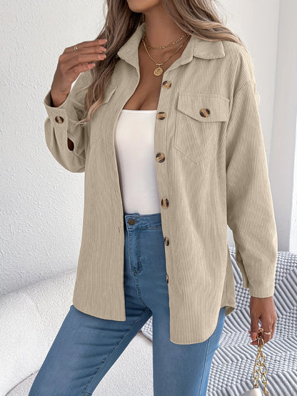 Loose-fitting Solid Color Women's Casual Shirt