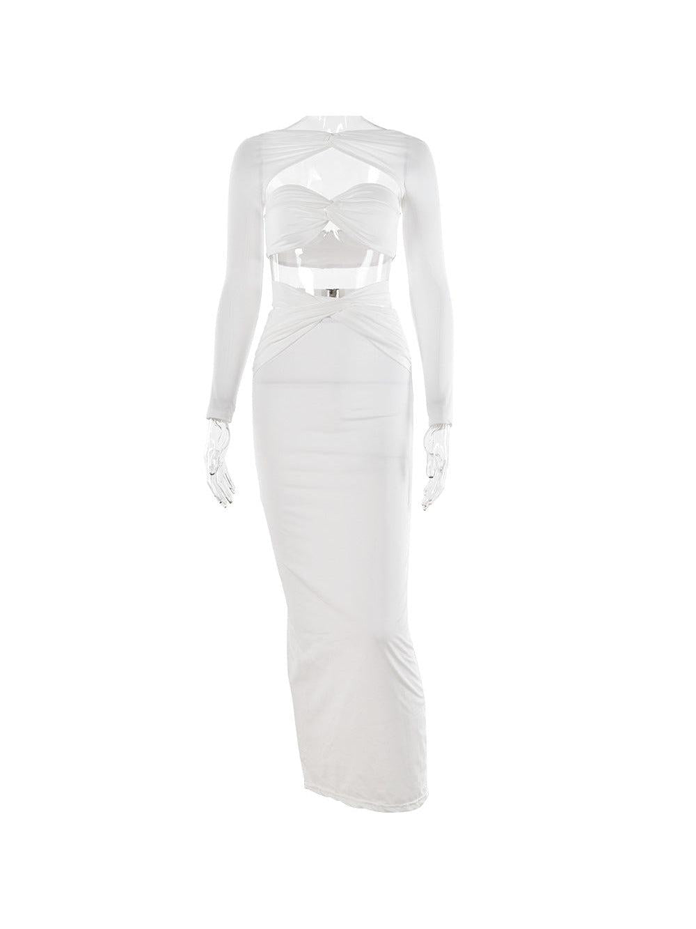 Bandeau Tube Top & Skirt Coord Set