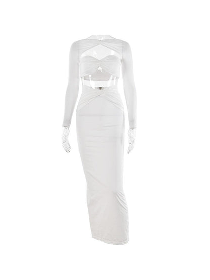 Bandeau Tube Top & Skirt Coord Set