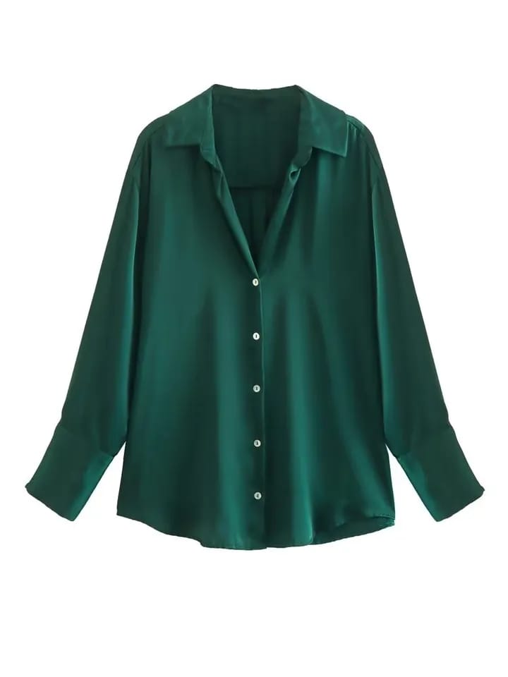 Satin Shirt Plain
