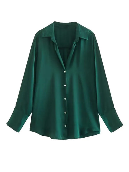 Satin Shirt Plain