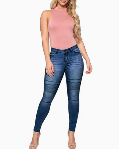 Stretch Denim Trousers